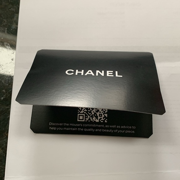 AUTHENTIC TRIO; Chanel Black Jewelry Box - Billfold & Plastic Chanel Cover - Picture 2 of 9